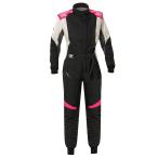 OMP FIRST EVO ELLE( женский ) SUIT черный × wellfare a(277) MY2025 женщина специальный костюм для гонок FIA8856-2018 легализация (IA0-1874-A02-277)