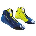 OMP TECNICA SHOES королевский синий × желтый (044) MY2025 рейсинг обувь FIA легализация 8856-2018 (IC0-0836-A01-044)