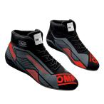 OMP SPORT SHOES MY2022 черный × красный (073) рейсинг обувь FIA8856-2018 легализация (IC/829073)