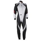 OMP KS-3X SUIT светло-серый × черный (089) MY2025 костюм для гонок карт для FIA8877-2022 легализация (KA0-1734-089)