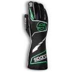 SPARCO Sparco FUTURA GLOVE черный × зеленый перчатка для гонок FIA8856-2018 легализация (001365-NRVF)
