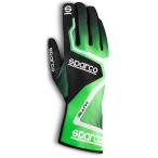  ограниченное количество :SPARCO Sparco RUSH KART зеленый × белый перчатка для гонок карт * пробег .* спорт пробег для (002556_VFNR)