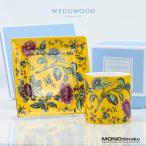 ウェッジウッド WEDGWOOD ワンダーラスト イエロー トンキン マグカップ＆スクエアトレイ セット  美品【箱付】