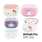 AirPods Pro ケース サンリオ キャラクターズ ソフト クリア キティちゃん マイメロ シナモン クロミ Air Pods Pro エアーポッズpro プロ sang-189