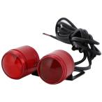  мотоцикл мотоцикл автомобиль LED проблесковый свет мигает flash стробоскоп спот универсальный 2 шт. комплект ( красный )
