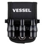 ベッセル VESSEL 限定クイックキャッチャー 3連ホルダー ブラック QB-10B3KK 腰道具