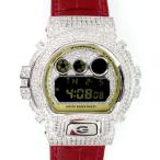 G-SHOCK CUSTOM ジーショック カスタム 腕時計 DW-6900 DW6900CB-1 シルバー925 本革ベルト ストラップ CROWNCROWN DW6900-040
