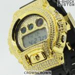 G-SHOCK CUSTOM ジーショック カスタム 腕時計 DW-6900 DW-6900-1V スカル ドクロ SKULL ゴールド シルバー925 カスタムベゼル CROWNCROWN DW6900-092