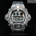 G-SHOCK CUSTOM ジーショック カスタム 腕時計 DW-6900 DW6900-1V イーグル フェザー ネイティブ いぶし シルバー925 カスタムベゼル CROWNCROWN DW6900-102