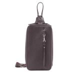 【ポイント10倍】P.I.D Selva ピーアイディー セルヴァ ボディバッグ ワンショルダーバッグ レザー チョコ PAP205-CH