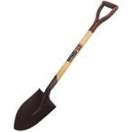 土木作業・大工用品 ショベル ＴＲＵＳＣＯ　木柄ショベル　丸形　全長９７０ｍｍ　  (MS-970R)