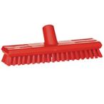 ヴァイカン　業務用　清掃用品　掃除道具　パーツ　デッキブラシ　ハード　通水機能付　No.7041　レッド