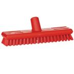 ヴァイカン　業務用　清掃用品　掃除道具　パーツ　デッキブラシ　ソフト　通水機能付　No.7043　レッド