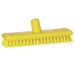 ヴァイカン　業務用　清掃用品　掃除道具　パーツ　デッキブラシ　ソフト　通水機能付　No.7043　イエロー