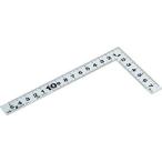 シンワ　曲尺　平ぴた　シルバー　１５ｃｍ　表裏同目　10007