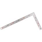 シンワ　曲尺　厚手広巾　シルバー　３０ｃｍ　表裏同