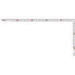 シンワ　曲尺　ホワイト名作　同厚　１尺　表裏同目　11102