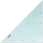 シンワ 三角定規30cm方眼目盛付2枚組　77062
