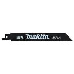 マキタ レシプロソー刃 鉄工用 NO.24(5枚入) 全長160mm 山数24  A-20747