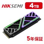 HIKSEMI 4TB NVMe SSD PCIe Gen4×4 R:7,450MB/s W:6,500MB/s PS5確認済み 専用ヒートシンク付き M.2 Type 2280 内蔵 SSD 3D TLC 国内正規品 5年保証