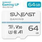 SUNEAST microsdカード マイクロSDカード microSDXC 64GB UHS-I U3 V30 A1 4K対応 R:95MB/s SE-MSD064GMON Gaming LP Nintendo Switch対応 国内正規品