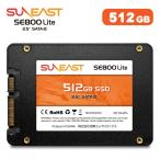 SUNEAST 512GB 内蔵SSD 2.5インチ 7mm SATA3 6Gb/s 3D NAND採用 PS4動作確認済 内蔵型 ssd 512gb 国内3年保証 SE800S25LT-512G