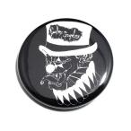 Yahoo! Yahoo!ショッピング(ヤフー ショッピング)MONSTER KIDS オリジナル缶バッジ 時計じかけの黒道化師/32mm/1個 KB-26 made in japan ブラック ボディピアス/ボディーピアス好きにおすすめ 英語 怪物