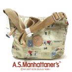 A.S.マンハッタナーズ MANHATTANER’S ライトトラベル ショルダーバッグ 正規品 新品 送料無料 MS100