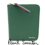 ポールスミス Paul Smith 財布 二つ折り財布 ブライトストライププラー ラウンドファスナー レザー 小銭入れ 正規品 新品 ギフト プレゼント 送料無料 ps4027
