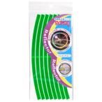 yosio высокая яркость отражающий наклейка линия R8 зеленый RR-8