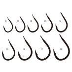 がまかつ(Gamakatsu) シングルフック がま石 穴 12号 11本 黒 12364