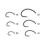 がまかつ(Gamakatsu) フライフック C12 14号 20本 フラットブラック 66140