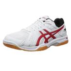 [アシックス] asics バレーボールシューズ リブレEX 7 TVR482 0123 (ホワイト/レッド/27.5)