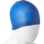 Speedo(スピード) スイミング シリコーンキャップ ブルー SD93C03