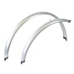 ショッピング20インチ シキシマ 前後泥よけ 20インチ用フェンダー 704-00007 シルバー（20インチ用）