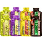 MEDALIST メダリスト エネルギージェルお試し4味8本セット(リンゴ×2、ブドウ×2、グレープフルーツ×2、コーヒー×2)