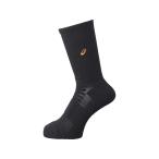 (アシックス) asics トレーニングウエア ソックス カラーソックス25 XAS357 [メンズ] XAS357 9020 ブラック/オレンジ 24