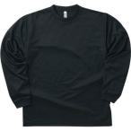 (グリマー)glimmer 4.4オンス ドライ長袖Tシャツ 00304-ALT 005 ブラック 03 L