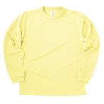 [グリマー]4.4オンス ドライ長袖Tシャツ 00304-ALT[メンズ] ALT  ライトイエロー 日本 L (日本サイズL相当)