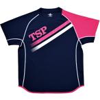 TSP 卓球 男女兼用 TT-175シャツ O ネイビー×ピンク 033407 033407 ネイビーxピンク O