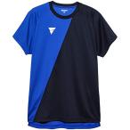 ヴィクタス(VICTAS) 卓球 男女兼用 プラクティスシャツ V-TS908 2019年度 男子日本代表モデル ブルー L 033456