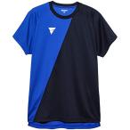 ヴィクタス(VICTAS) 卓球 男女兼用 プラクティスシャツ V-TS908 2019年度 男子日本代表モデル ブルー S 033456