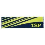 TSP 卓球 ストライプJQスポーツタオル ネイビー×ライム 044401 044401