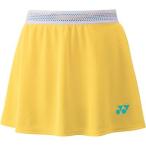 ヨネックス(YONEX) レディース スカート（インナースパッツ付） 26053 004 イエロー S