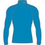 (プーマ)PUMA トレーニングウェア LITE COMPRESSION モックネック 長袖シャツ 513185 [メンズ] 21 ブルー ドナウ O