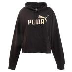 PUMA プーマ ESS＋ クロップド フーディスウェット スウェットシャツ (582872) (51)プーマ/ブラック M
