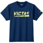 [ vi ktas] настольный теннис короткий рукав футболка PLAY LOGO TEE темно-синий / lime зеленый (6042) 2XL 632101