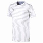 [プーマ] サッカーウェア CUP ゲームシャツ コア [ジュニア] 704071 キッズ プーマ ホワイト/プーマ ブラック (04) 日本 140 (日本サイズ140 相当)