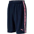 (プーマ)PUMA サッカー トレーニングハーフパンツ 862218 [メンズ] 76 ネイビー/ゼラニウムピンク XO