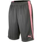 (プーマ)PUMA サッカー トレーニングハーフパンツ 862222 [メンズ] 29 チャコール/ゼラニウムピンク S